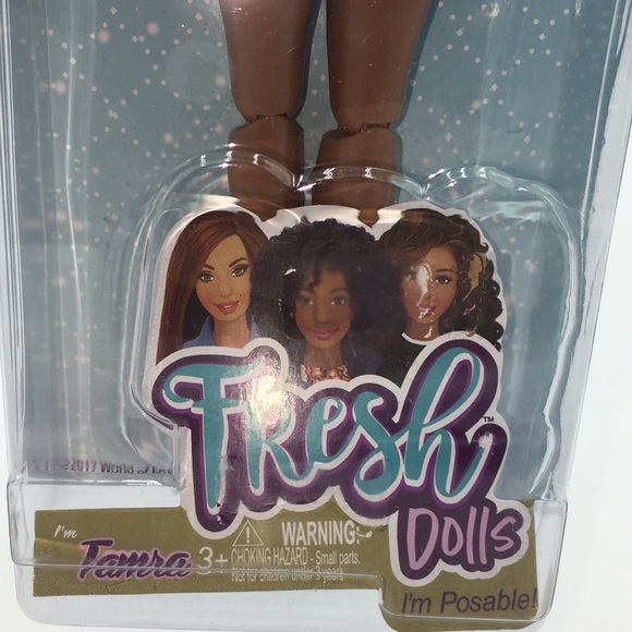 Fresh Dolls Tamra African American Black Posable Bendable Doll - Picture 5 of 11